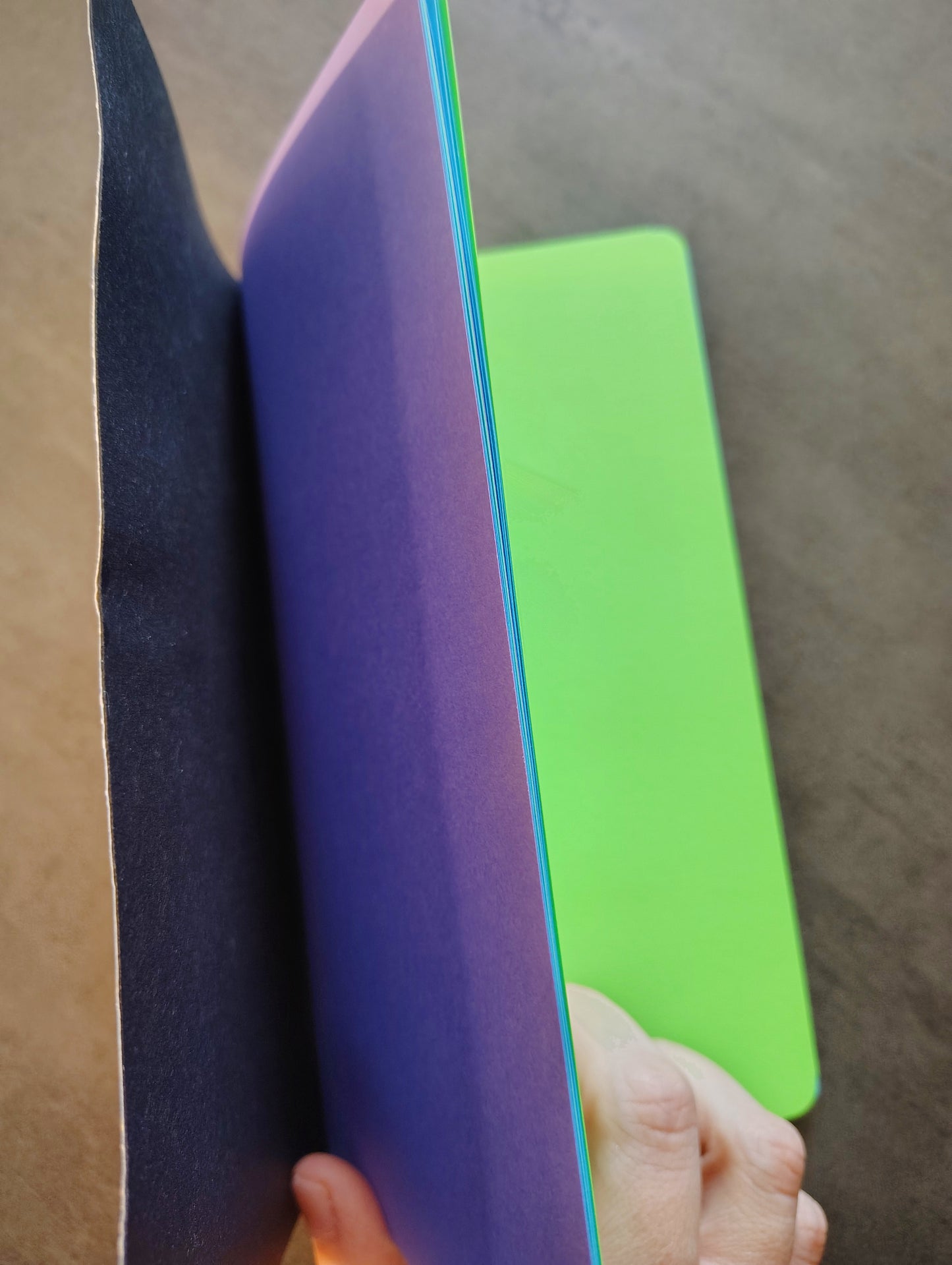 OOAK Gel Printed Traveler's Notebook Wide Inserts, Pocket Notebooks