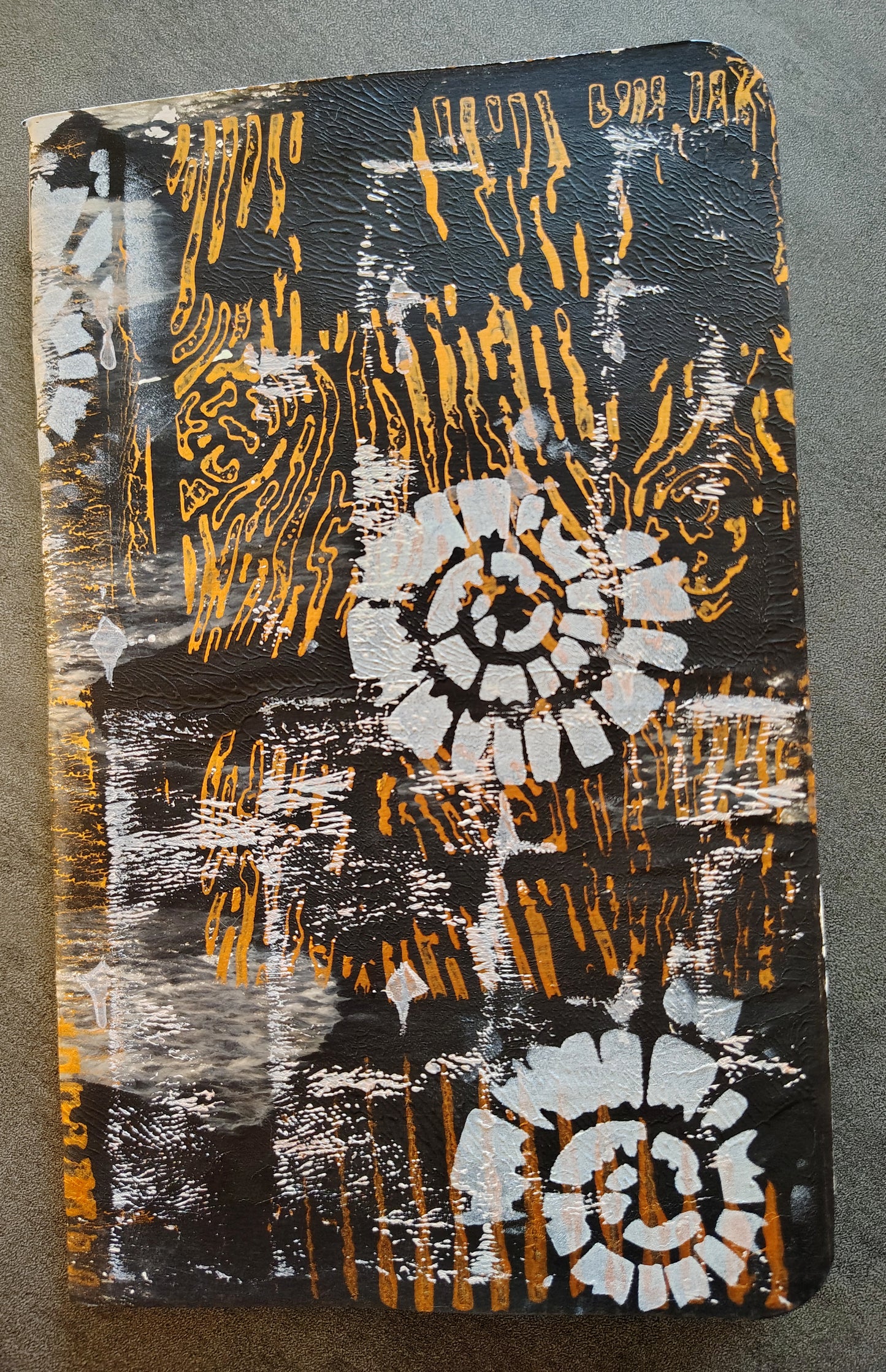 OOAK Gel Printed Traveler's Notebook Wide Inserts, Pocket Notebooks