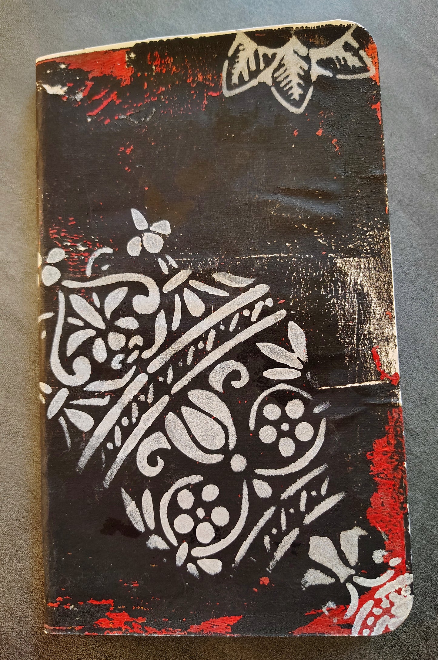 OOAK Gel Printed Traveler's Notebook Wide Inserts, Pocket Notebooks