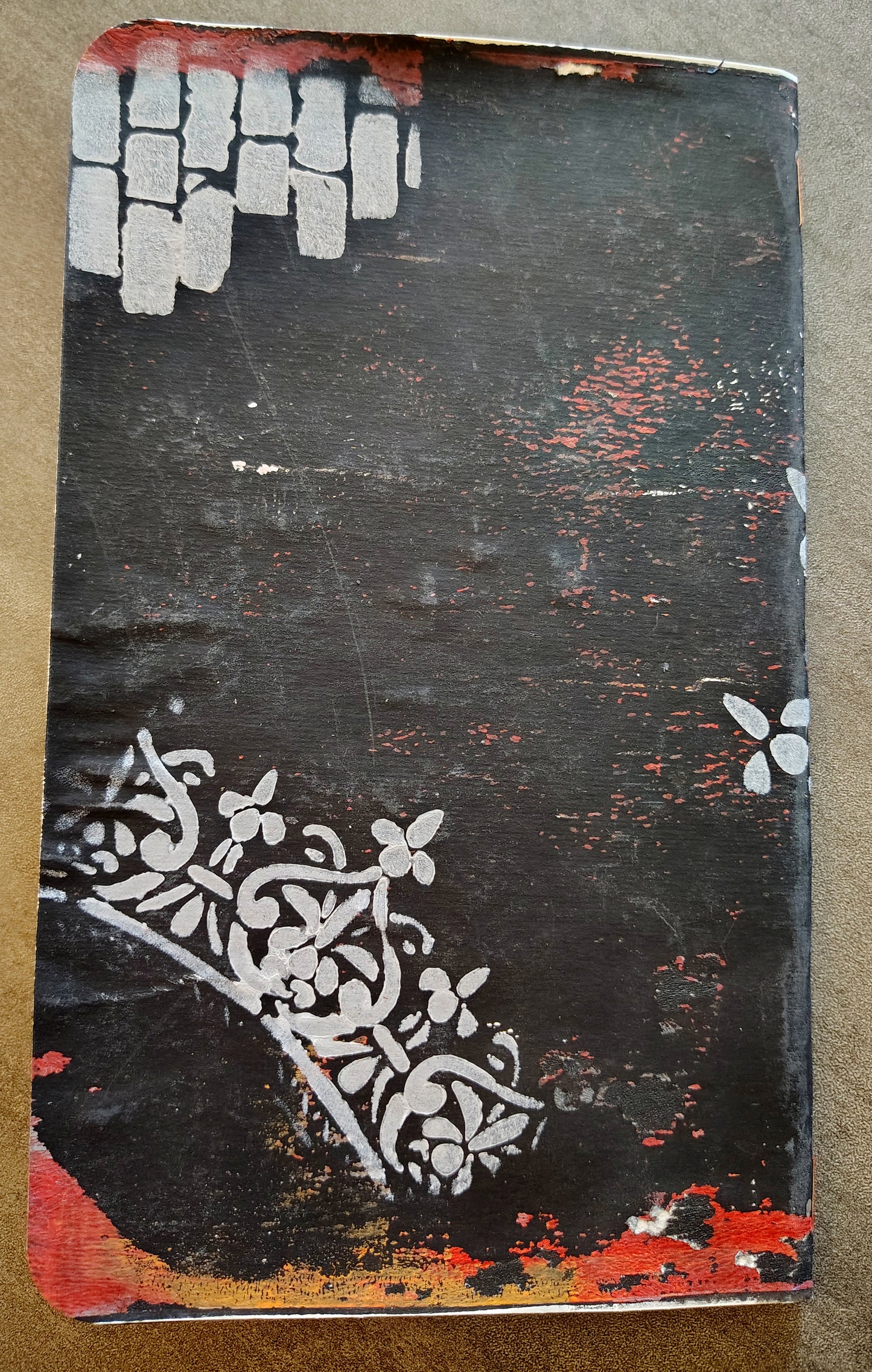 OOAK Gel Printed Traveler's Notebook Wide Inserts, Pocket Notebooks