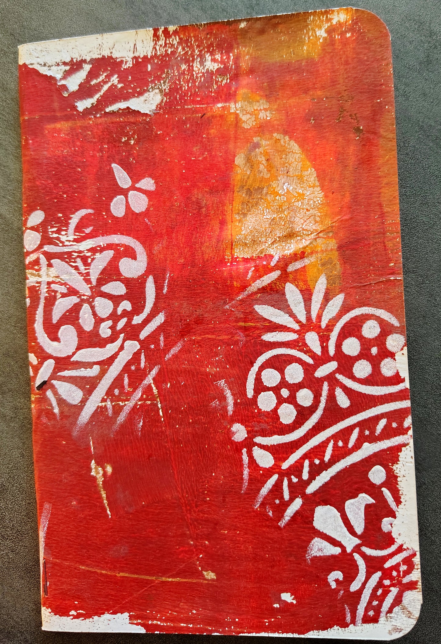 OOAK Gel Printed Traveler's Notebook Wide Inserts, Pocket Notebooks