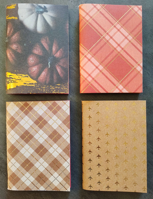 Warm Autumn Red/Orange/Yellow Pages | Field Notes Style pocket notebook