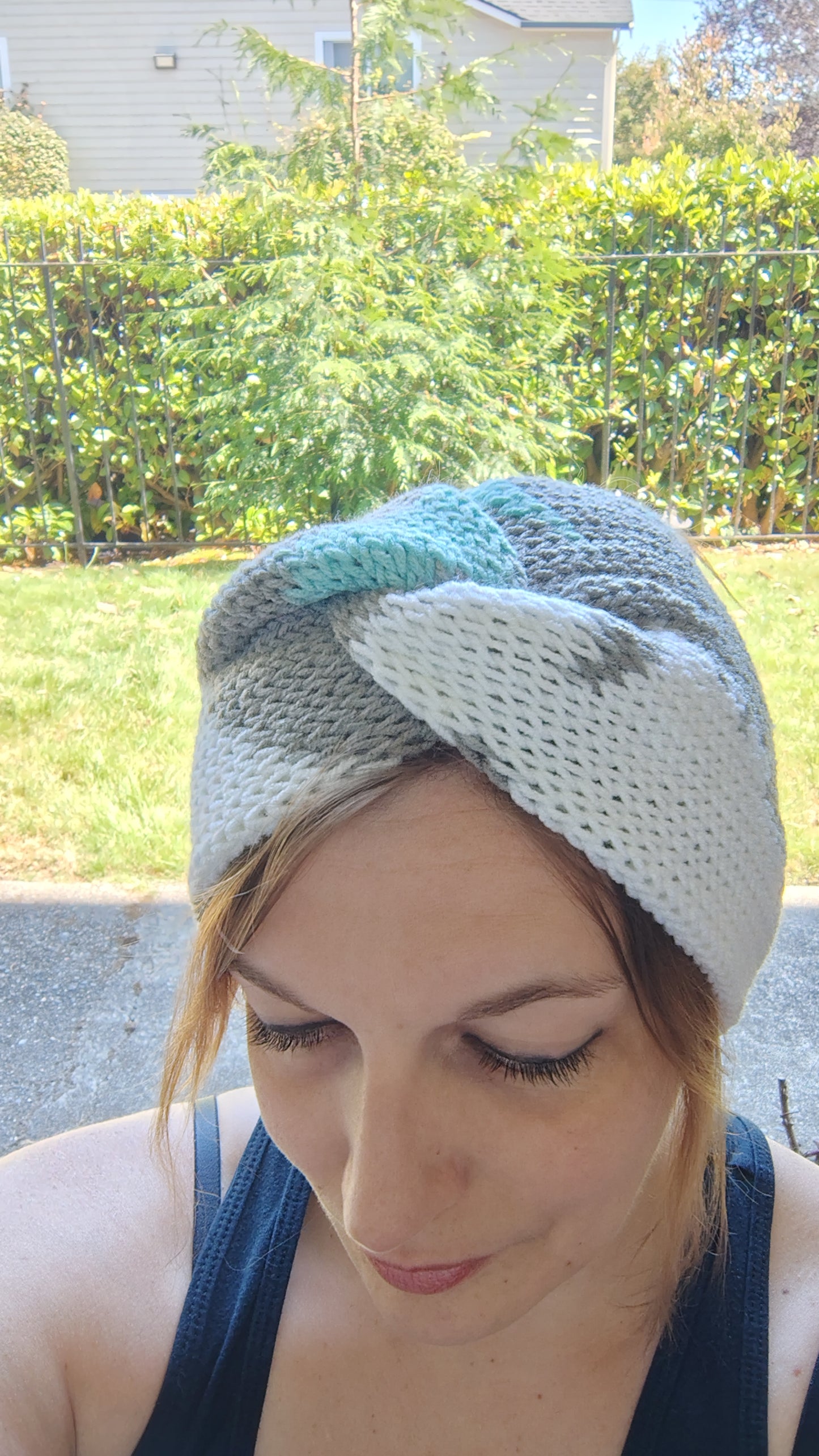 Twisted Knitted Earwarmer