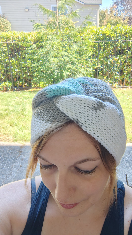 Twisted Knitted Earwarmer