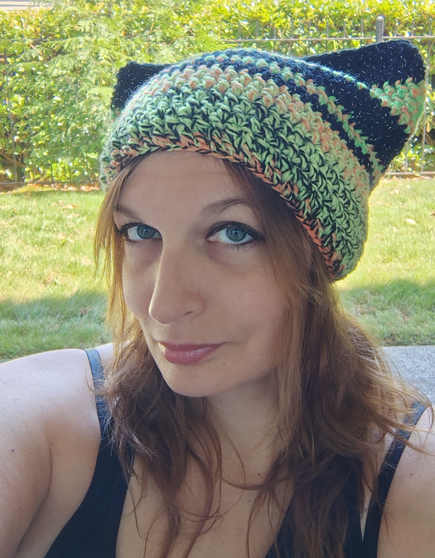 Crochet Cat Ear Beanie