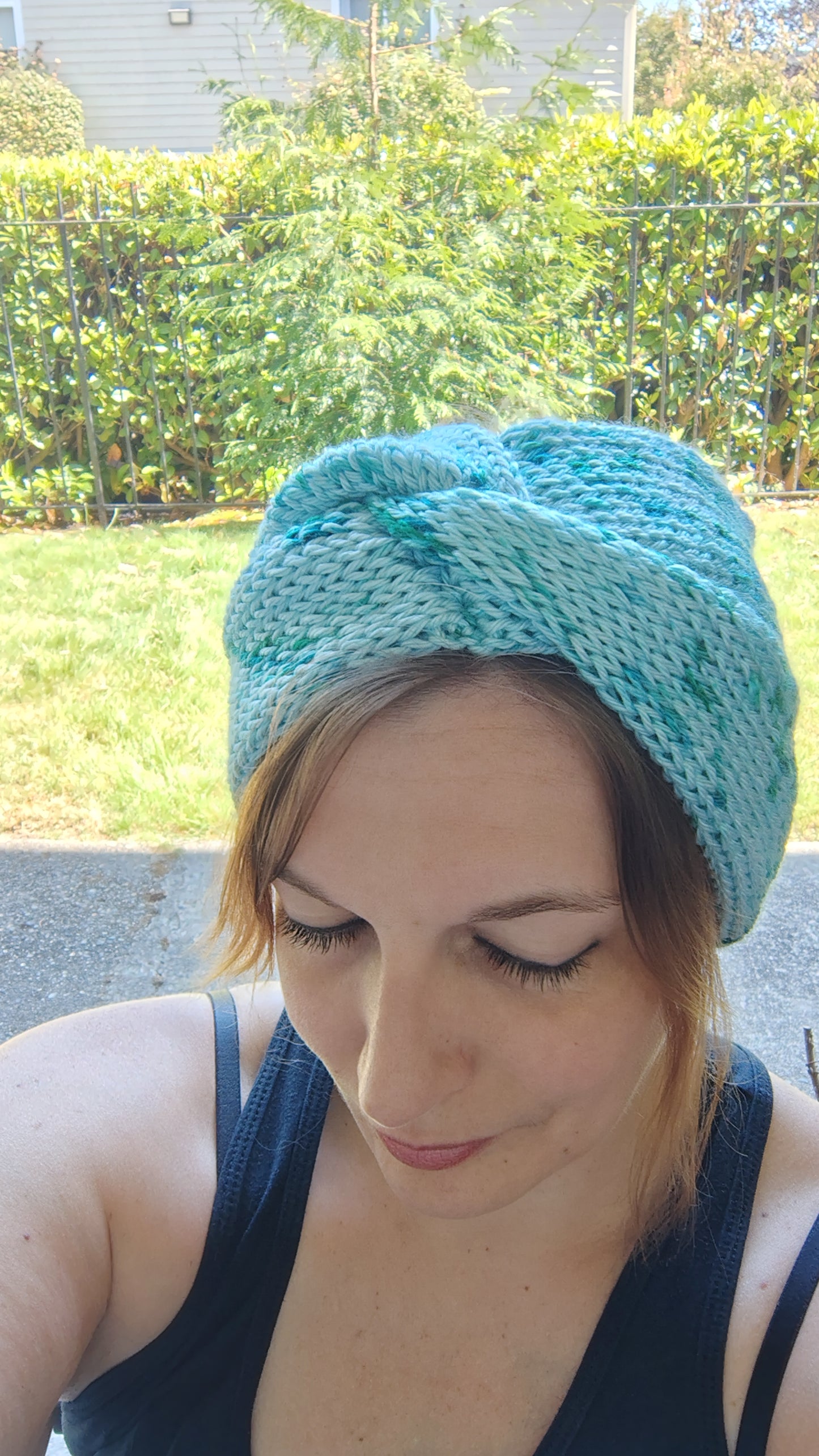 Twisted Knitted Earwarmer