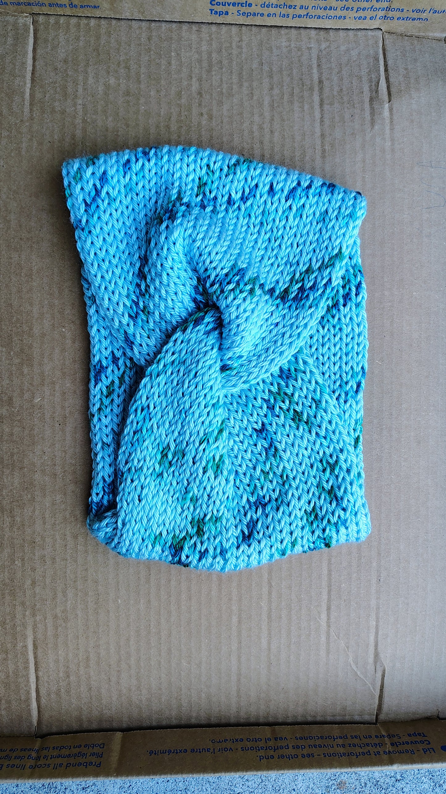 Twisted Knitted Earwarmer
